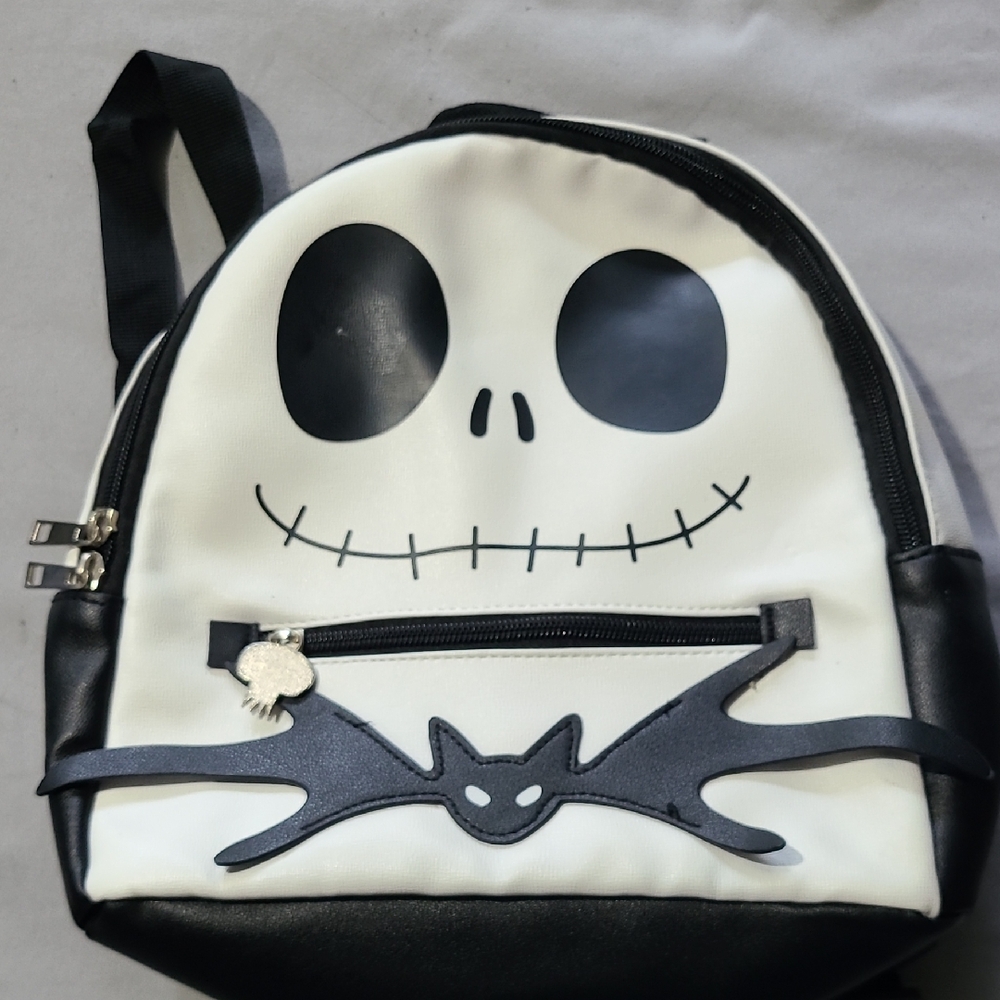 Disney Nightmare Before Christmas Black and White Backpack
